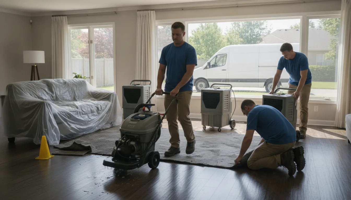 Water Damage Restoration in Greenville